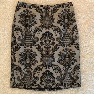 Like New LOFT Ann Taylor SILK / COTTON Blend SKIRT sz 10